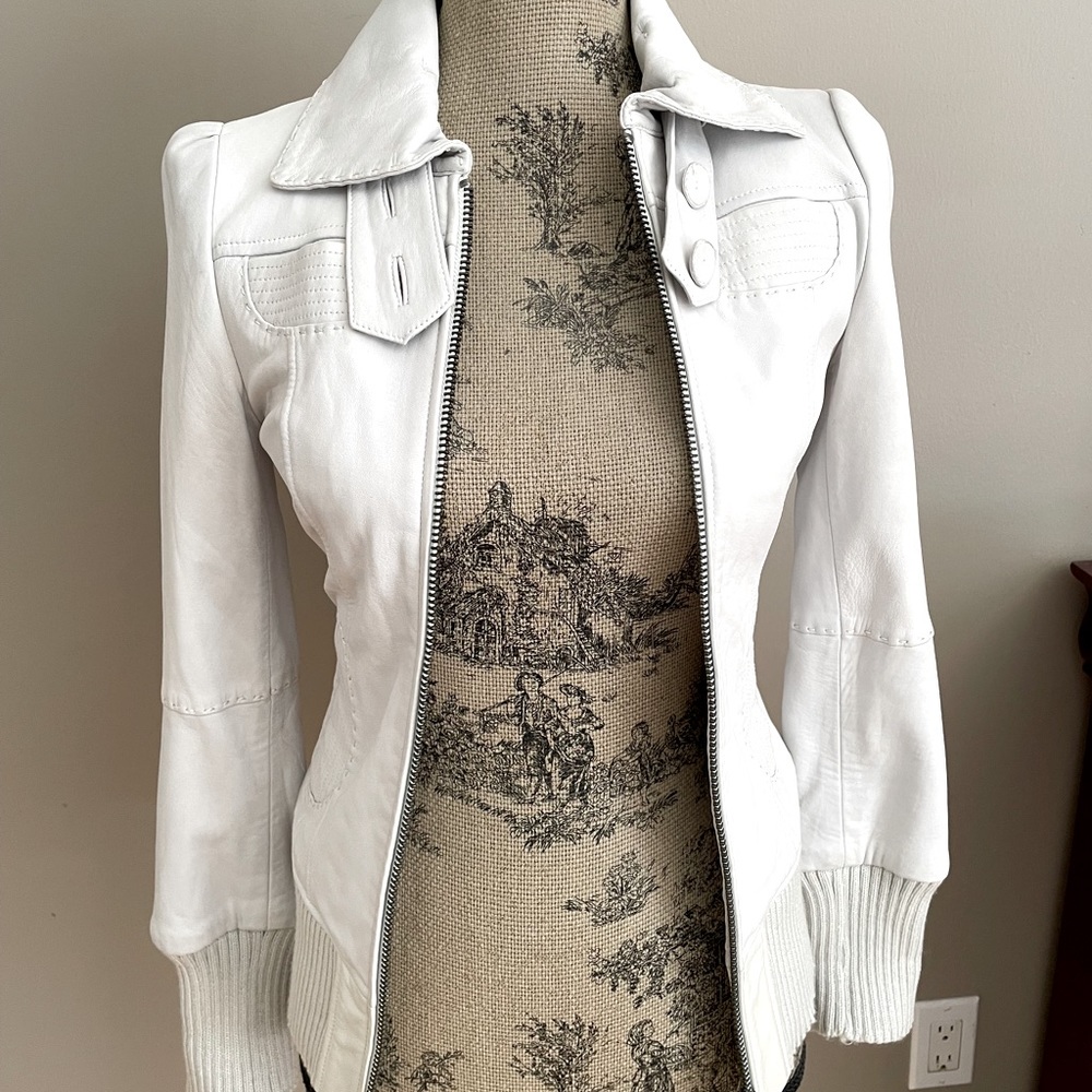 Mackage Lambskin Leather Jacket, XXS